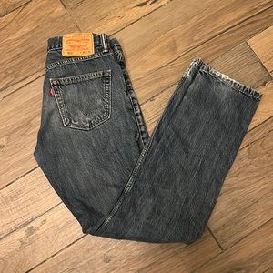 Levi’s 511 Gray Black Faded Denim Skinny Jeans 30x32